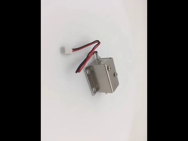 중국 0626-2A DC 12V 24V 마이크로 푸시 풀 전기 캐비닛 솔레노이드 잠금 장치 (오버라이드 기능 포함) 판매