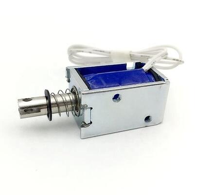 U1253 오픈 프레임 솔레노이드 12mm 롱 스트로크 푸시 풀 솔레노이드