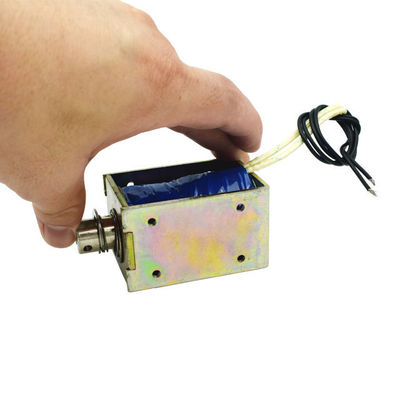 U1668 미니 프레임 소레노이드 Dc 20mm 스트로크 45N Dc 12v 24v 푸시 소레노이드