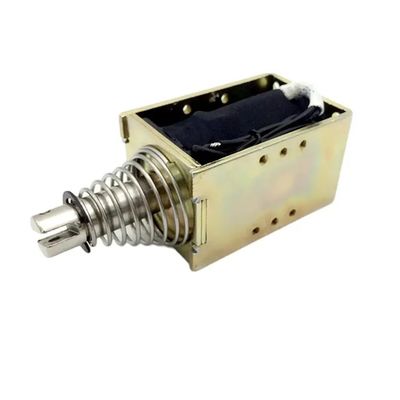 1U578 DC 12V 24V 강력한 오픈 프레임 푸시 풀 리니어 솔레노이드, 스트로크 10mm